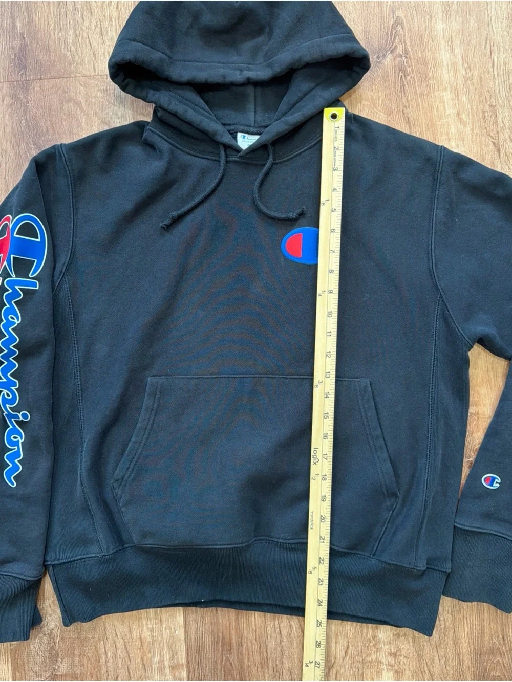 Champion Reverse Weave Hoodie Mens M Pullover Y2K Thick Heavyweight Streetwear